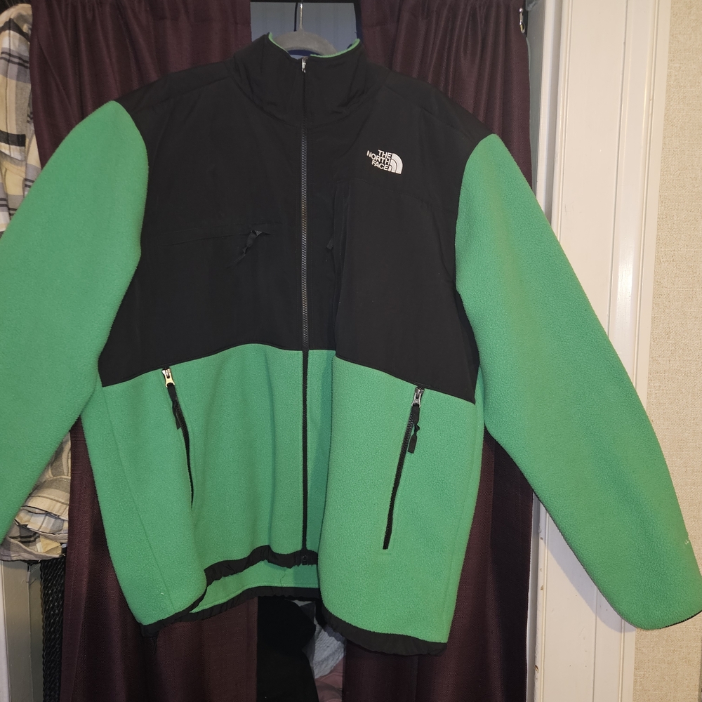 The North Face Green and Black Performance Jacket